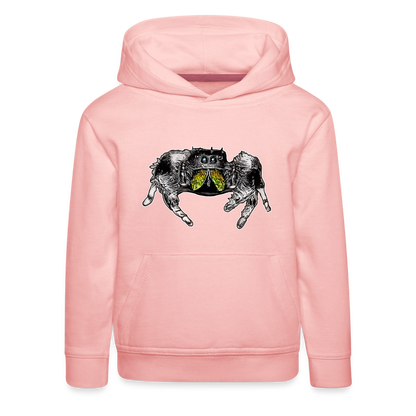 Kinder Hoodie Phidippus regius Rastafari male - Kristallrosa