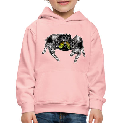 Kinder Hoodie Phidippus regius Rastafari male - Kristallrosa
