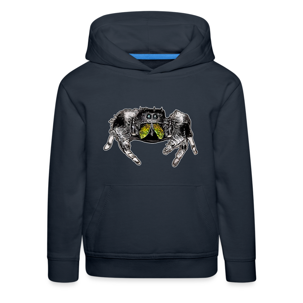 Kinder Hoodie Phidippus regius Rastafari male - Navy