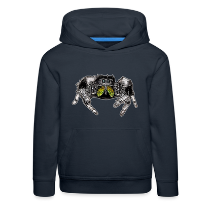 Kinder Hoodie Phidippus regius Rastafari male - Navy
