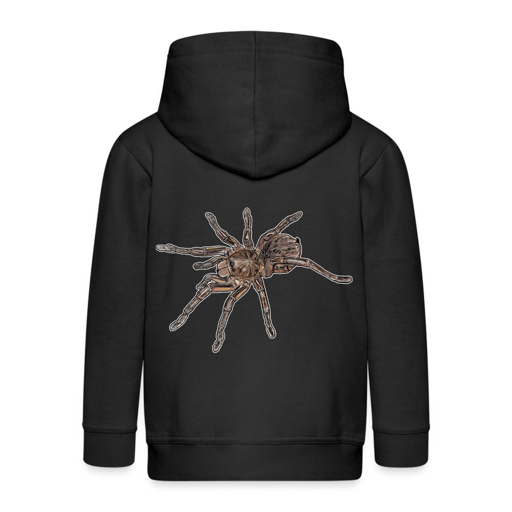 Kinder/ Teenager Zip-Hoodie Theraphosa stirmi juvenile - Schwarz
