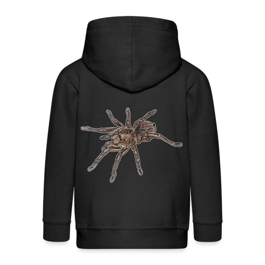 Kinder/ Teenager Zip-Hoodie Theraphosa stirmi juvenile - Schwarz