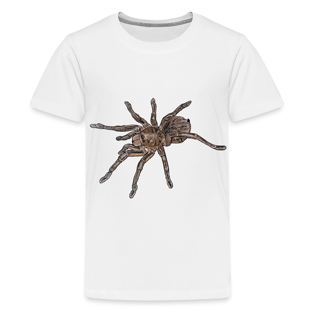 Teenager Basic T-Shirt Theraphosa stirmi juvenile - weiß