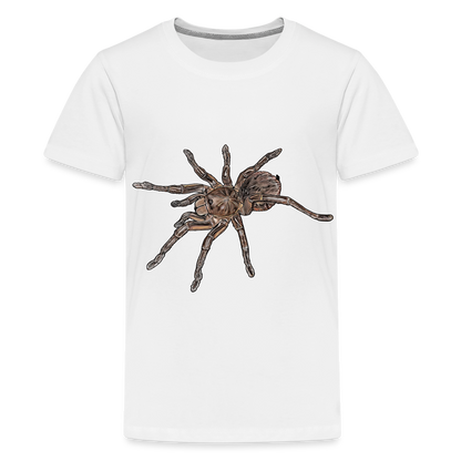 Teenager Basic T-Shirt Theraphosa stirmi juvenile - weiß