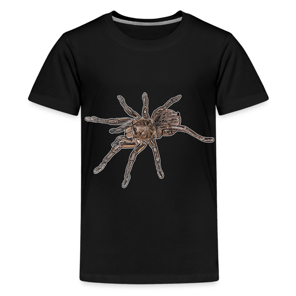 Teenager Basic T-Shirt Theraphosa stirmi juvenile - Schwarz
