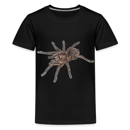 Teenager Basic T-Shirt Theraphosa stirmi juvenile - Schwarz