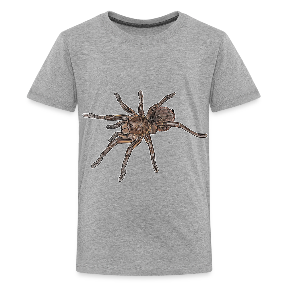 Teenager Basic T-Shirt Theraphosa stirmi juvenile - Grau meliert