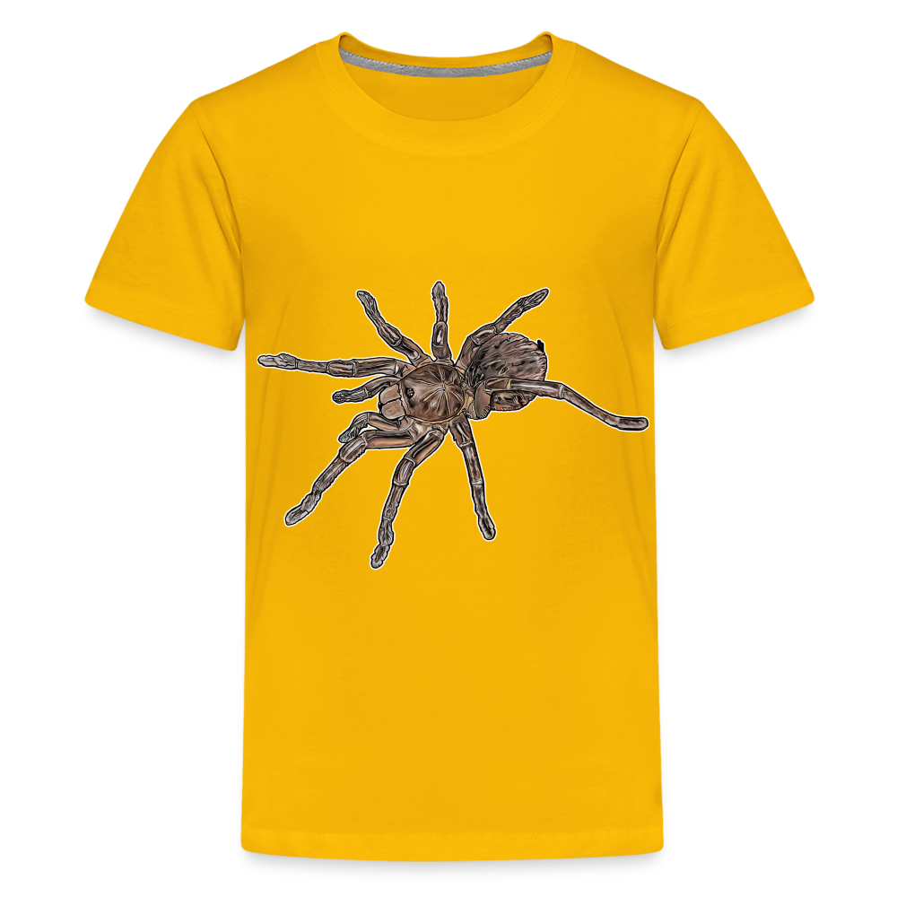 Teenager Basic T-Shirt Theraphosa stirmi juvenile - Sonnengelb