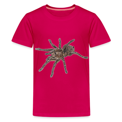 Teenager Basic T-Shirt Theraphosa stirmi juvenile - dunkles Pink