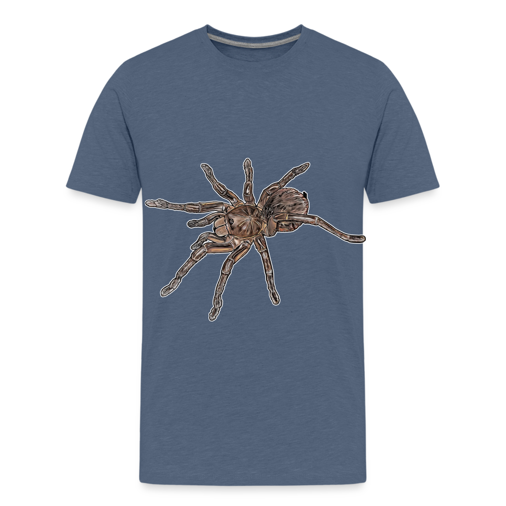 Teenager Basic T-Shirt Theraphosa stirmi juvenile - Blau meliert