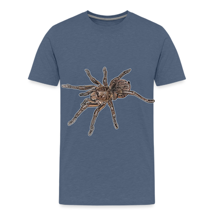 Teenager Basic T-Shirt Theraphosa stirmi juvenile - Blau meliert