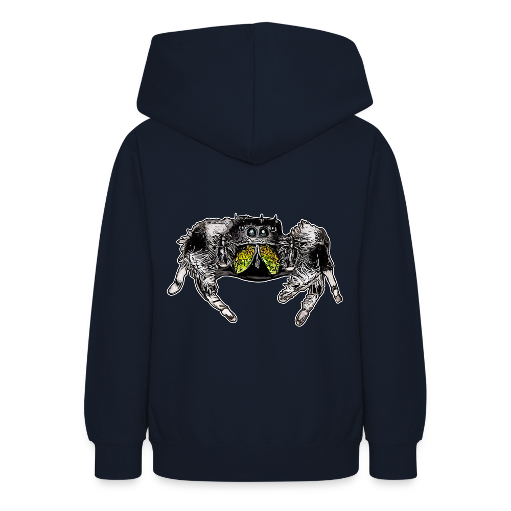 Teenager Hoodie Phidippus regius Rastafari male - Navy
