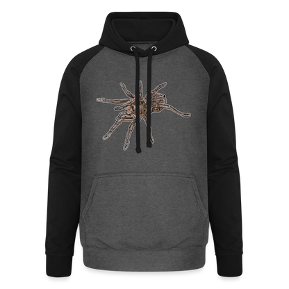 Unisex Baseball Hoodie Theraphosa stirmi juvenile - Graphit/Schwarz