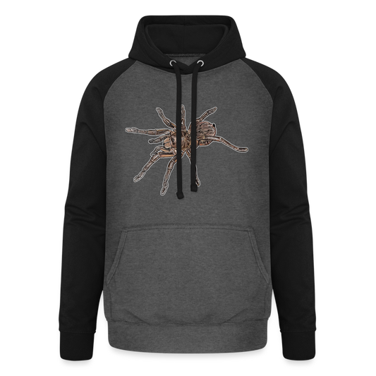 Unisex Baseball Hoodie Theraphosa stirmi juvenile - Graphit/Schwarz
