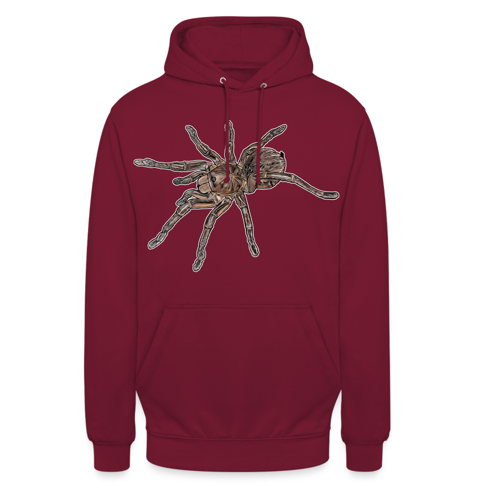Unisex Hoodie Theraphosa stirmi juvenile - Bordeaux