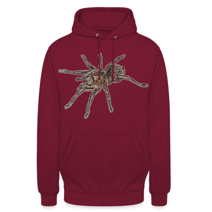 Unisex Hoodie Theraphosa stirmi juvenile - Bordeaux