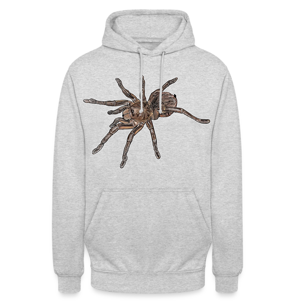 Unisex Hoodie Theraphosa stirmi juvenile - Hellgrau meliert