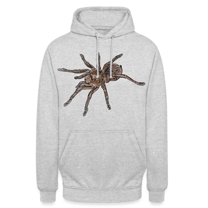 Unisex Hoodie Theraphosa stirmi juvenile - Hellgrau meliert