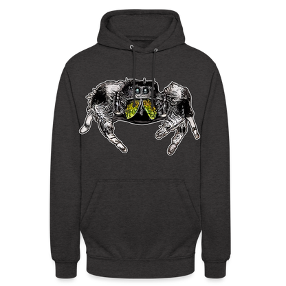 Unisex Hoodie Phidippus regius Rastafari male - Anthrazit