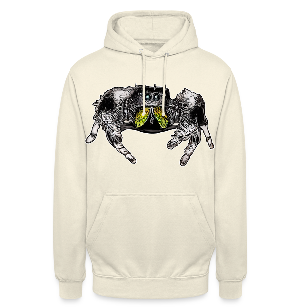Unisex Hoodie Phidippus regius Rastafari male - Vanille-Milchshake