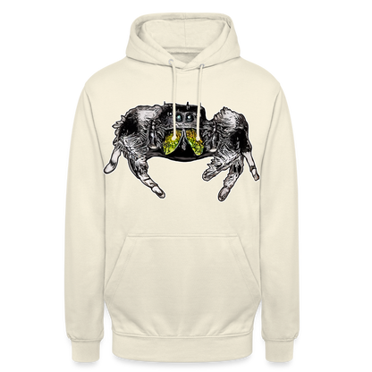 Unisex Hoodie Phidippus regius Rastafari male - Vanille-Milchshake