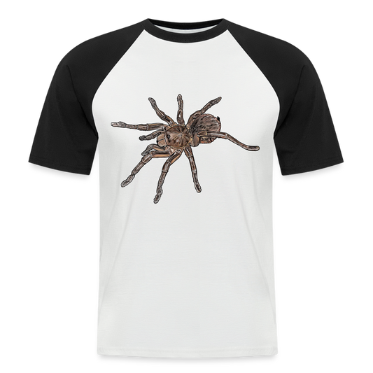 Männer Baseball-T-Shirt Therphosa stirmi juvenile - Weiß/Schwarz