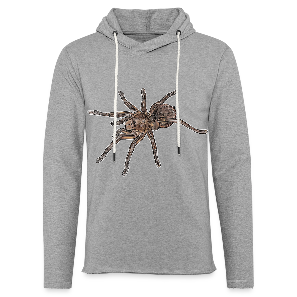 Unisex Kapuzensweatshirt Therphosa stirmi juvenile - Grau meliert