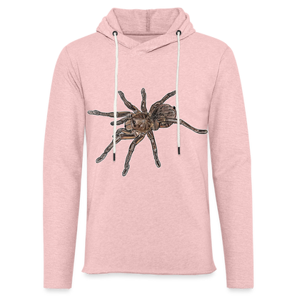 Unisex Kapuzensweatshirt Therphosa stirmi juvenile - Rosa-Creme meliert