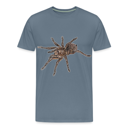 Männer Basic T-Shirt Theraphosa stirmi juvenile - Blaugrau