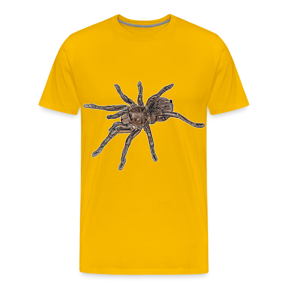 Männer Basic T-Shirt Theraphosa stirmi juvenile - Sonnengelb