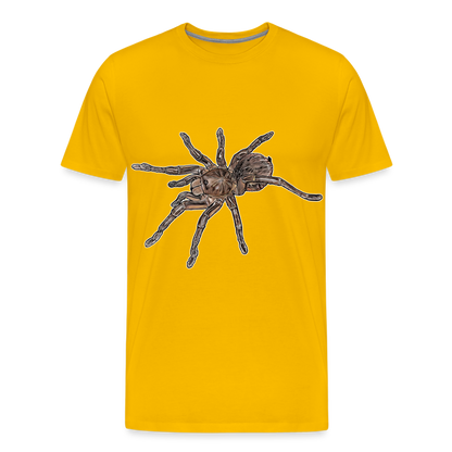 Männer Basic T-Shirt Theraphosa stirmi juvenile - Sonnengelb