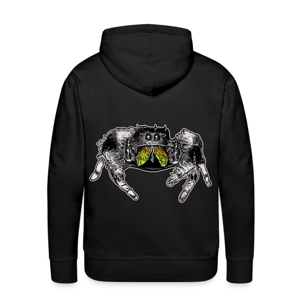 Männer Hoodie Phidippus regius Rastafari male - Schwarz