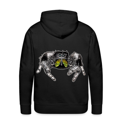 Männer Hoodie Phidippus regius Rastafari male - Schwarz