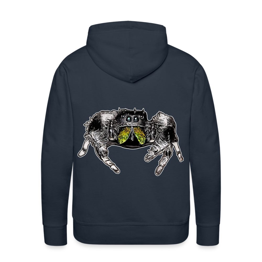 Männer Hoodie Phidippus regius Rastafari male - Navy