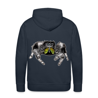 Männer Hoodie Phidippus regius Rastafari male - Navy
