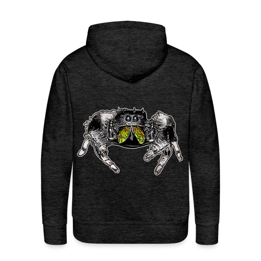 Männer Hoodie Phidippus regius Rastafari male - Anthrazit