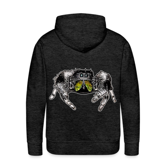 Männer Hoodie Phidippus regius Rastafari male - Anthrazit