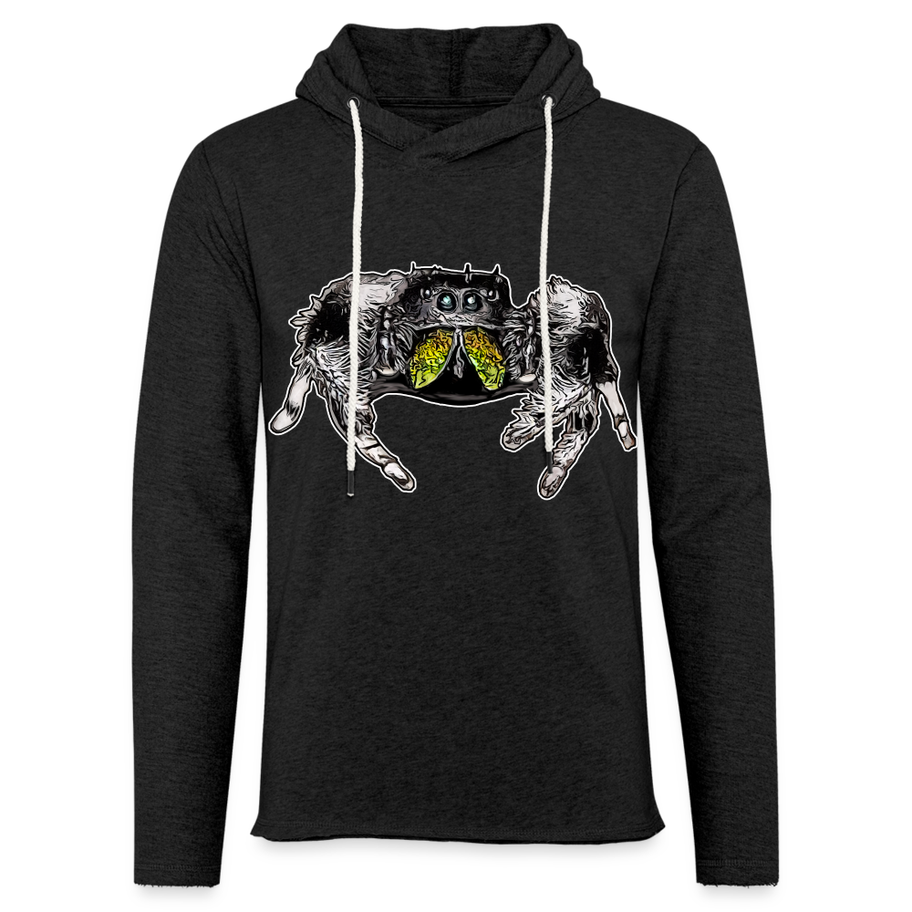 Unisex Kapuzensweatshirt Phidippus regius Rastafari male - Anthrazit