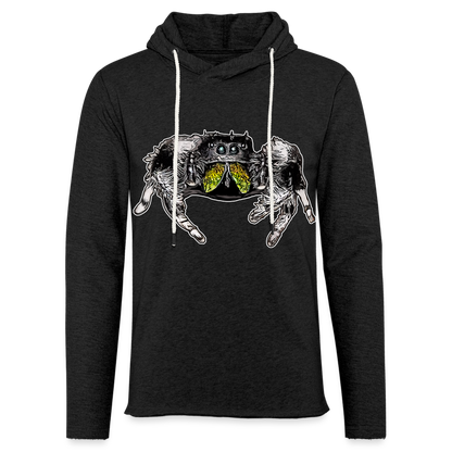 Unisex Kapuzensweatshirt Phidippus regius Rastafari male - Anthrazit