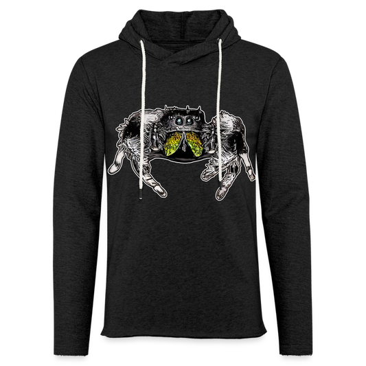 Unisex Kapuzensweatshirt Phidippus regius Rastafari male - Anthrazit