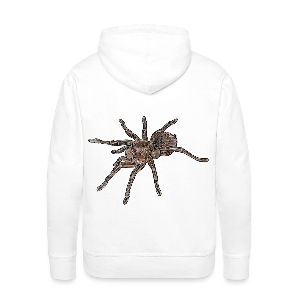 Männer Hoodie Theraphosa stirmi juvenile - weiß