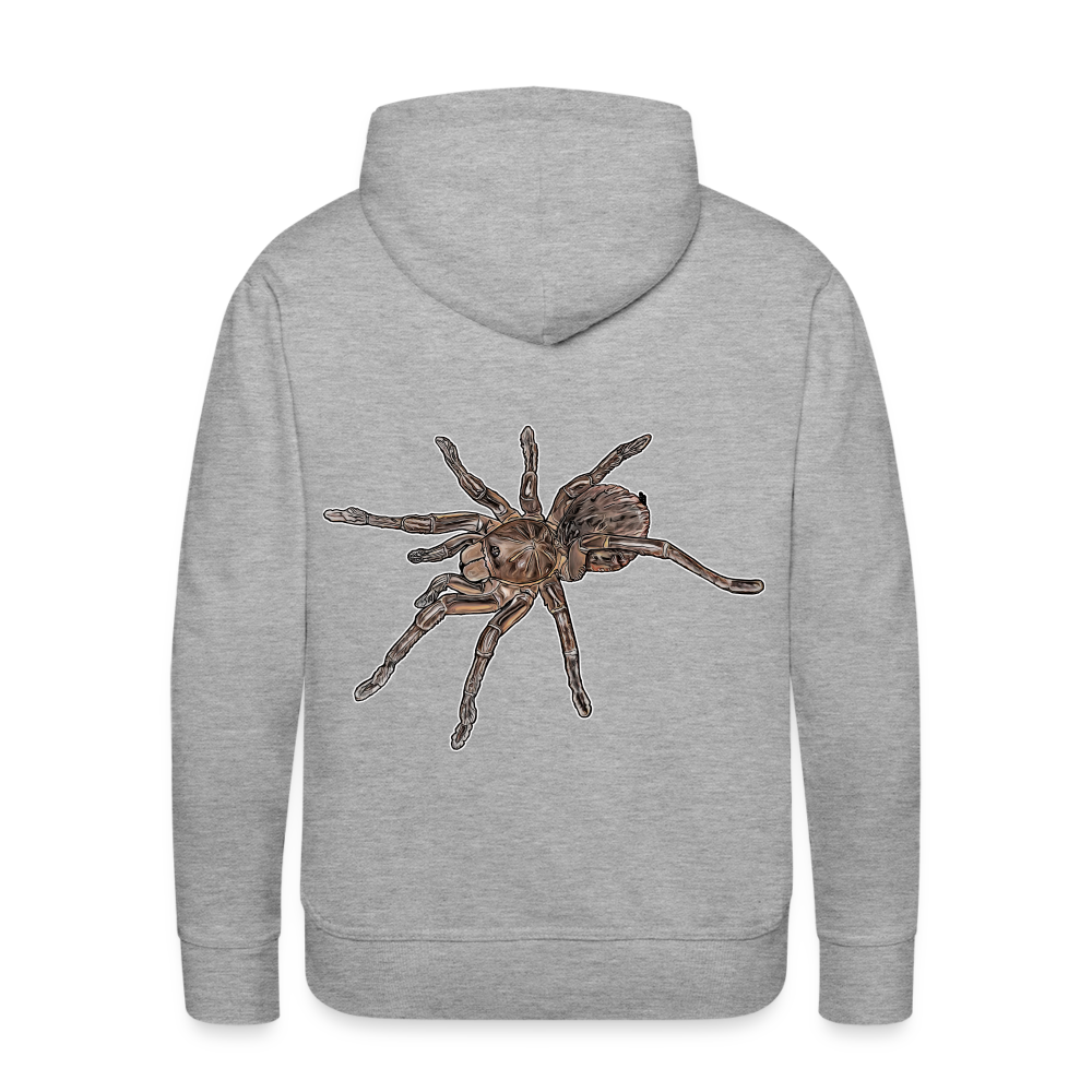 Männer Hoodie Theraphosa stirmi juvenile - Grau meliert