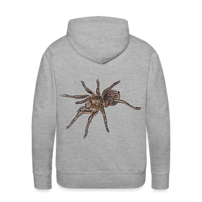 Männer Hoodie Theraphosa stirmi juvenile - Grau meliert