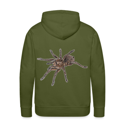 Männer Hoodie Theraphosa stirmi juvenile - Olivgrün