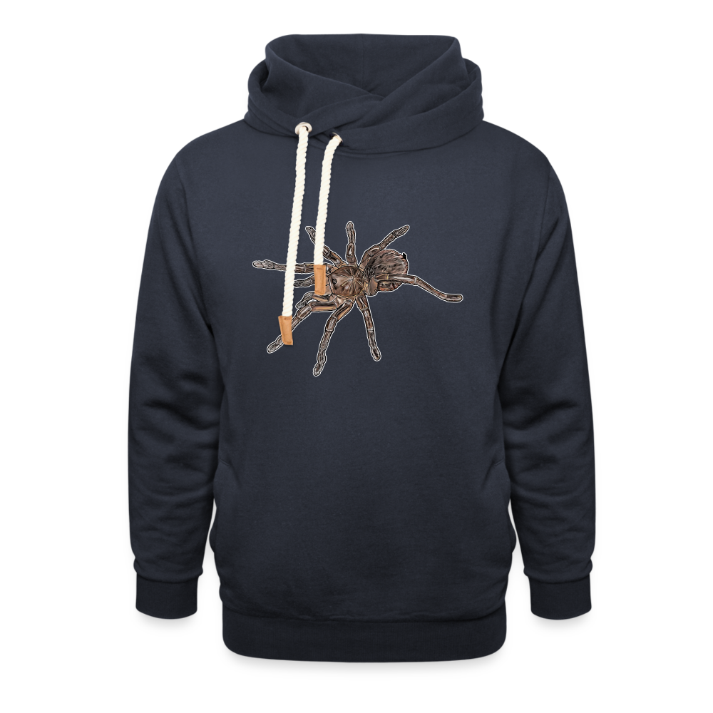Unisex Schalkragen Hoodie Theraphosa stirmi juvenile - Navy