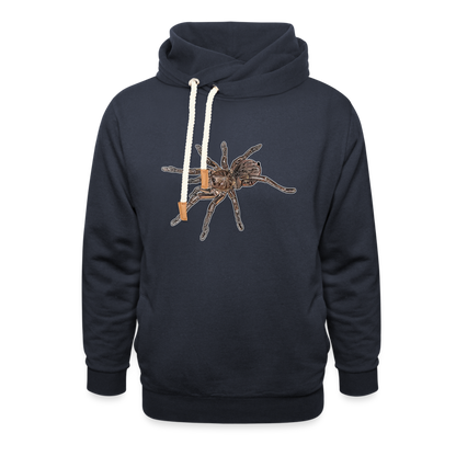Unisex Schalkragen Hoodie Theraphosa stirmi juvenile - Navy