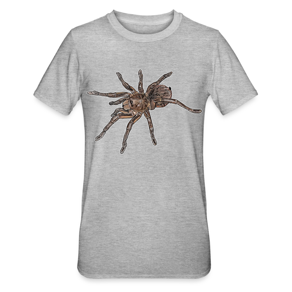 Unisex T-Shirt Theraphosa stirmi juvenile - Grau meliert