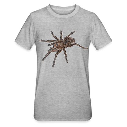 Unisex T-Shirt Theraphosa stirmi juvenile - Grau meliert