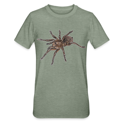 Unisex T-Shirt Theraphosa stirmi juvenile - Militärgrün meliert