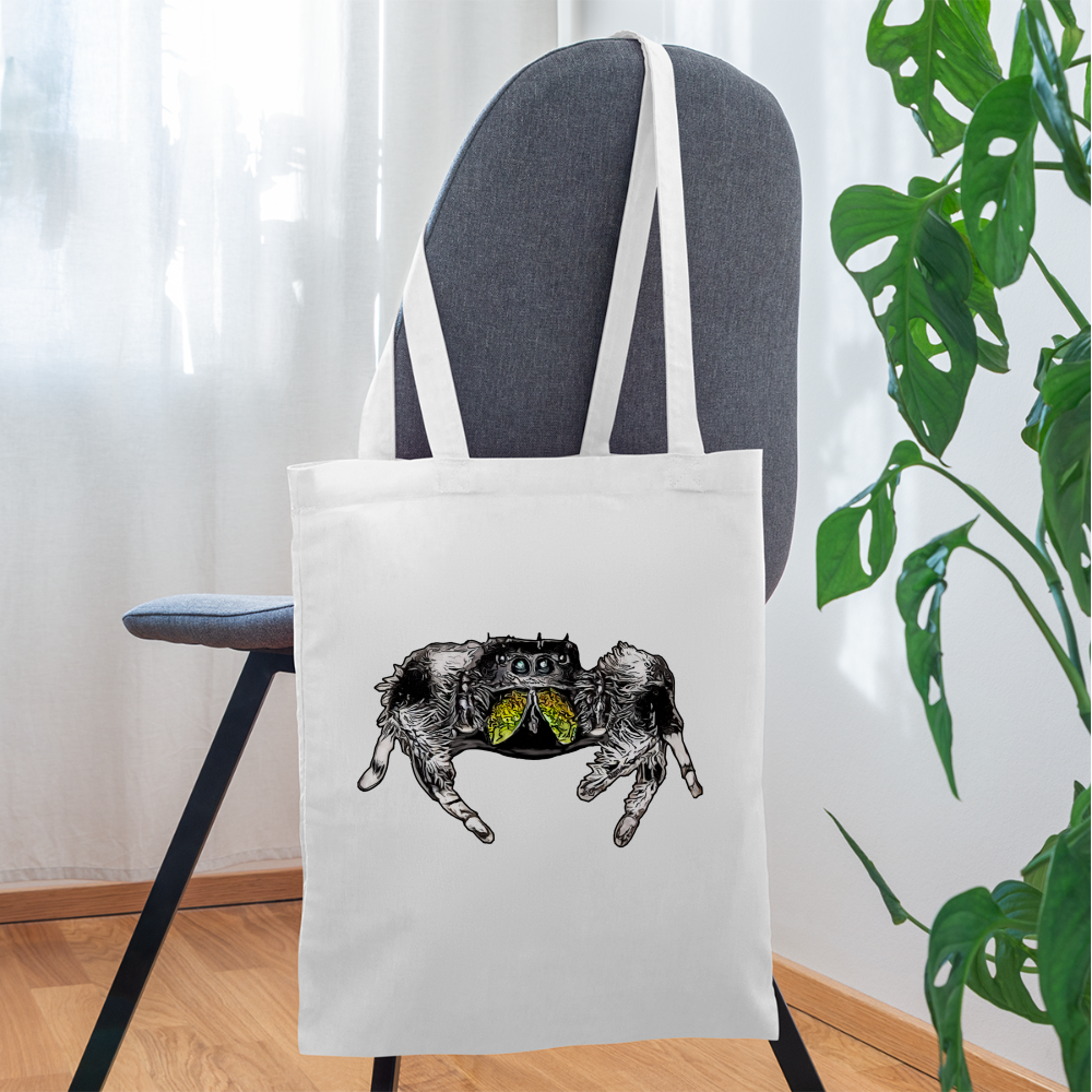 Stoffbeutel Phidippus regius Rastafari male - weiß